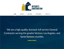 Tablet Screenshot of constructintegrity.com